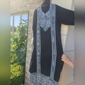 ✨ Exquisite Black Abeya – Elegant & Unique